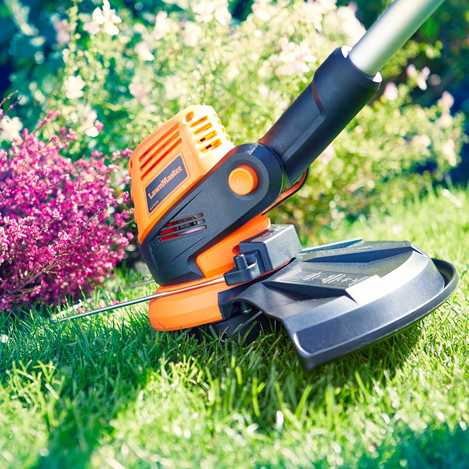 LawnMaster MX 24V 34cm | Cordless Lawnmower Trimmer Set with Spare Battery - Image 9