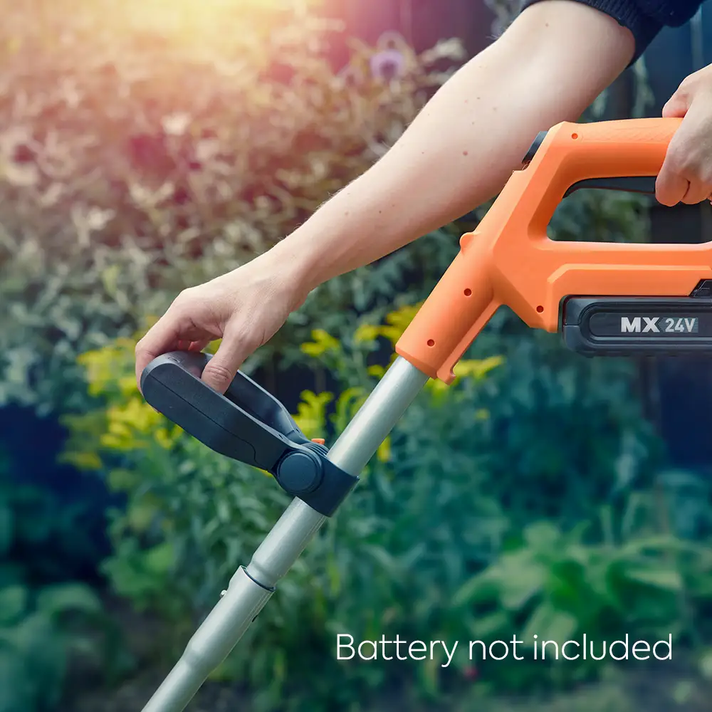 LawnMaster MX 24V 25cm Cordless Grass Trimmer | Battery Not Included - Image 4