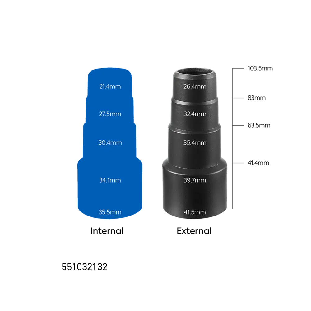 Vacmaster Universal Power Tool Adaptor for Vacuum Cleaners and Dust Extractors - Image 5